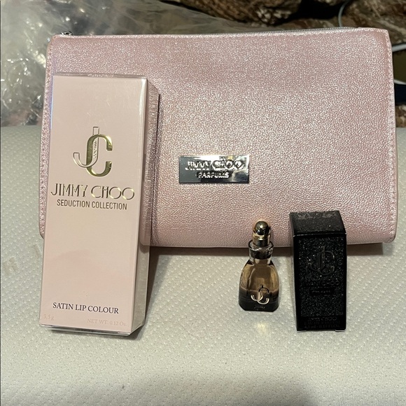 NIB Jimmy Choo Seduction Collection Lipstick 💄 JC  Cosmetic Bag and bonus gift - Picture 3 of 12